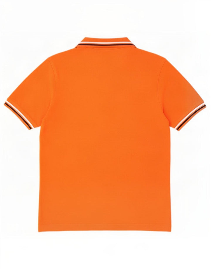 Polo Kappa Uomo Cotone Arancione Medio