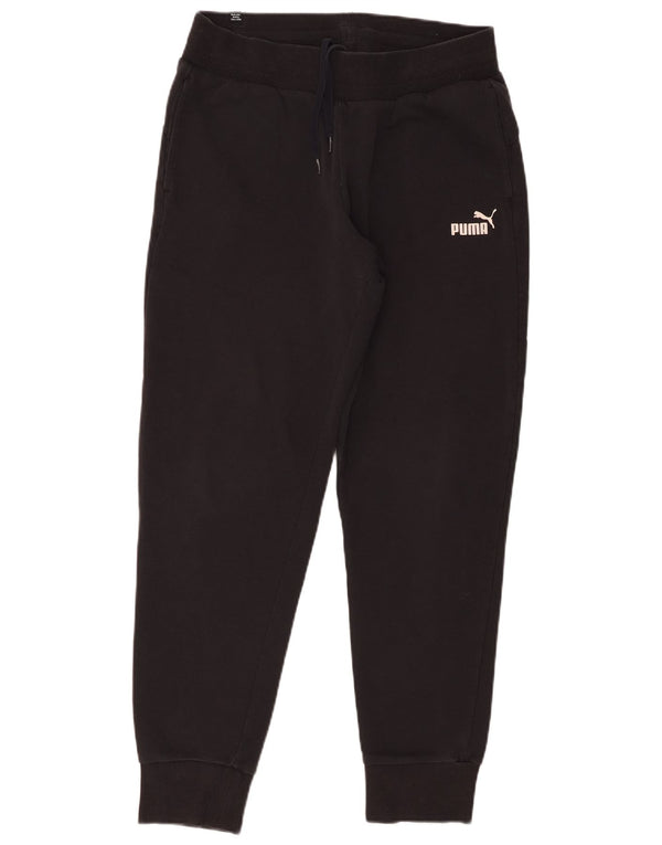 Pantaloni da tuta da uomo Puma Joggers Medium Black Cotton