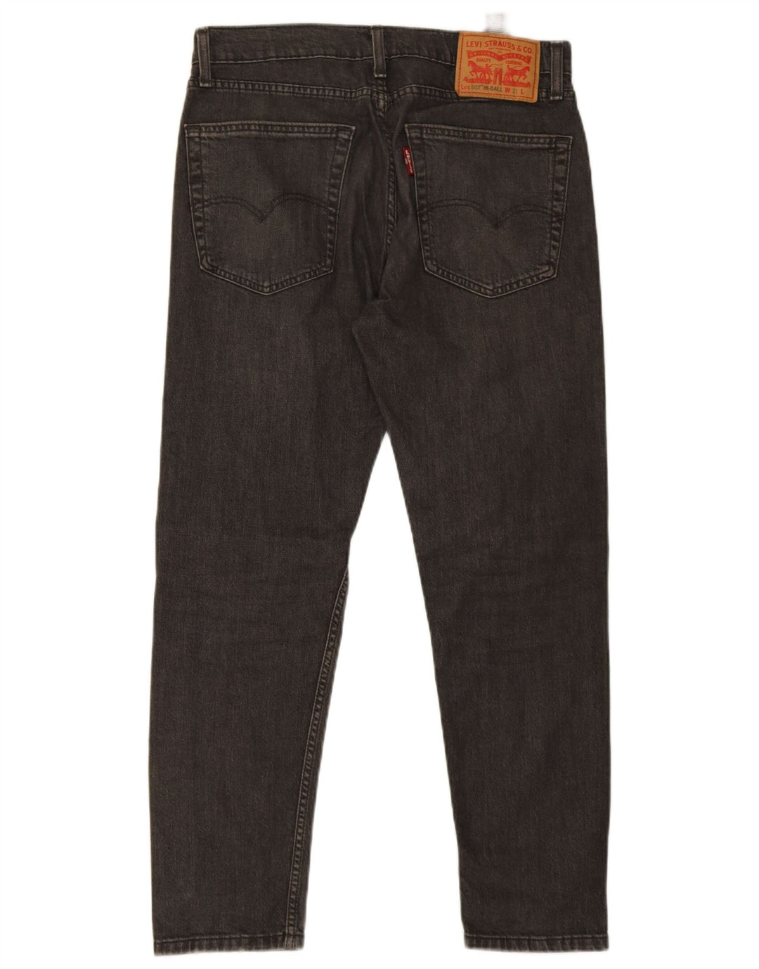 Levi's Uomo 502 Jeans affusolati W31 L29 Cotone grigio
