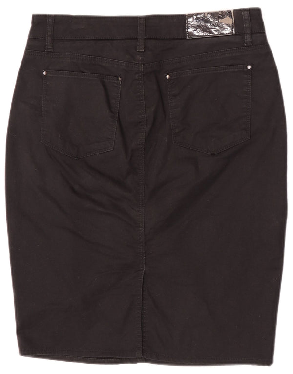 Gonna a tubino da donna Zara EU 40 media W30 cotone nero