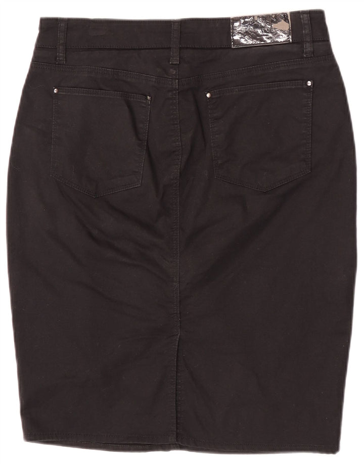 Gonna a tubino da donna Zara EU 40 media W30 cotone nero
