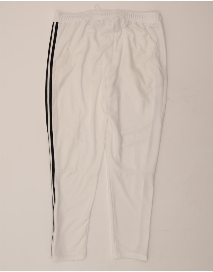 Pantaloni da tuta Adidas Climacool da uomo XL poliestere bianco