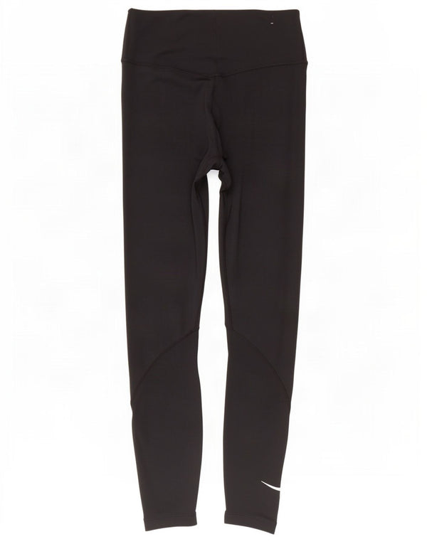 Leggings Nike Dri Fit da donna UK 8 Small Nero Poliestere