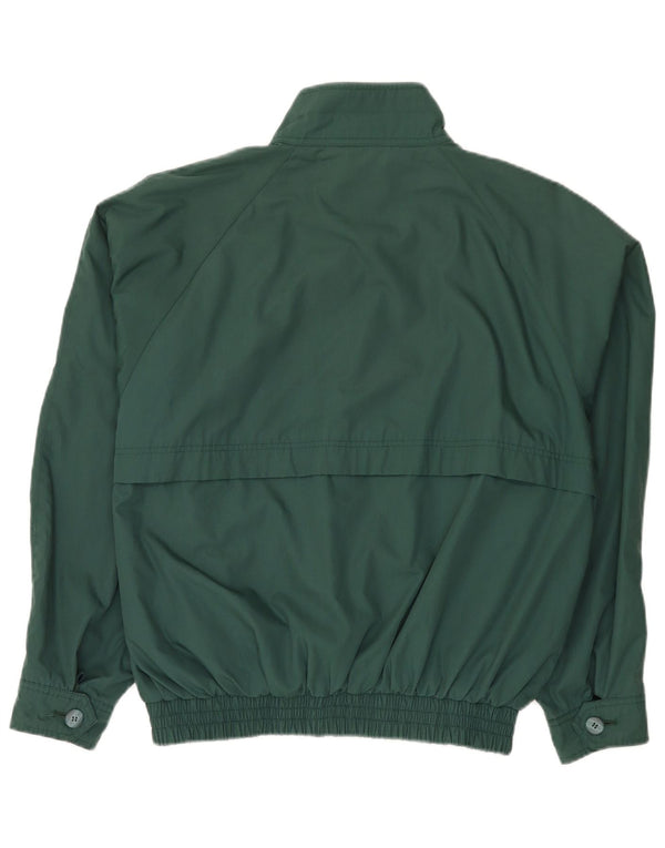 Giacca reversibile da uomo vintage UK 38 poliestere verde medio