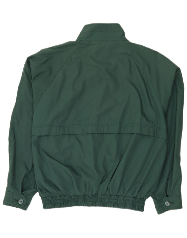 Giacca reversibile da uomo vintage UK 38 poliestere verde medio