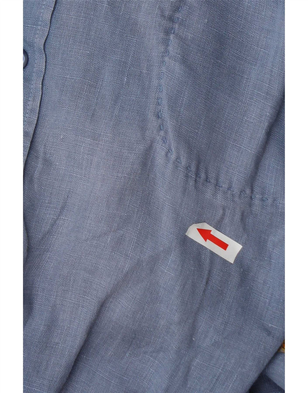 Camicia a maniche corte da uomo Hugo Boss XL in cotone blu