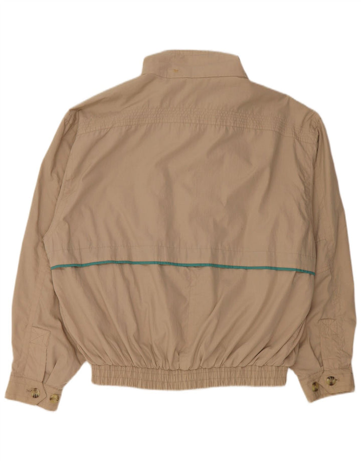 Giubbotto bomber vintage da uomo IT 52 XL Poliestere beige