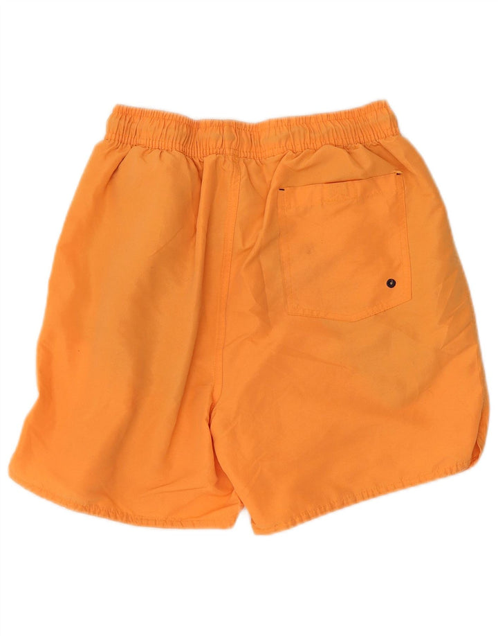Pantaloncini da bagno grafici da uomo Bench piccoli in poliestere arancione