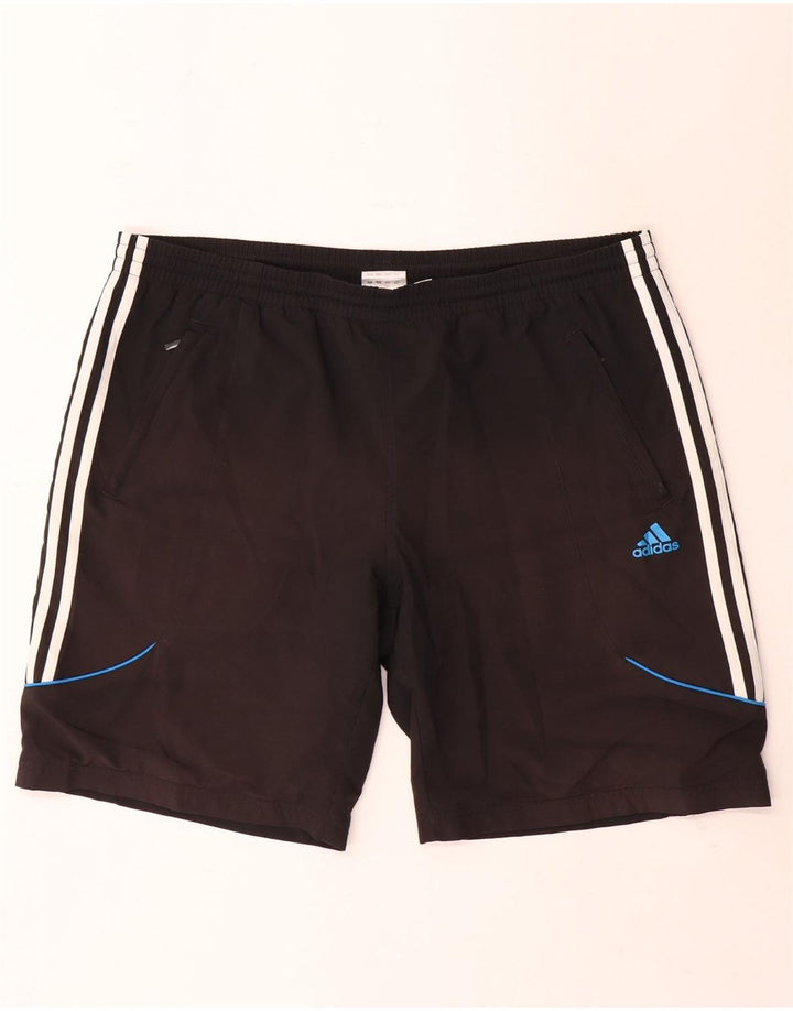 Pantaloncini sportivi Adidas Clima 365 da uomo grandi in poliestere nero