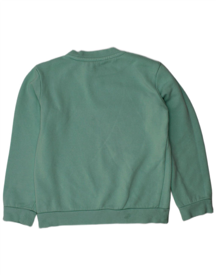 Felpa Adidas Bambino Maglione 7-8 Anni Cotone Verde