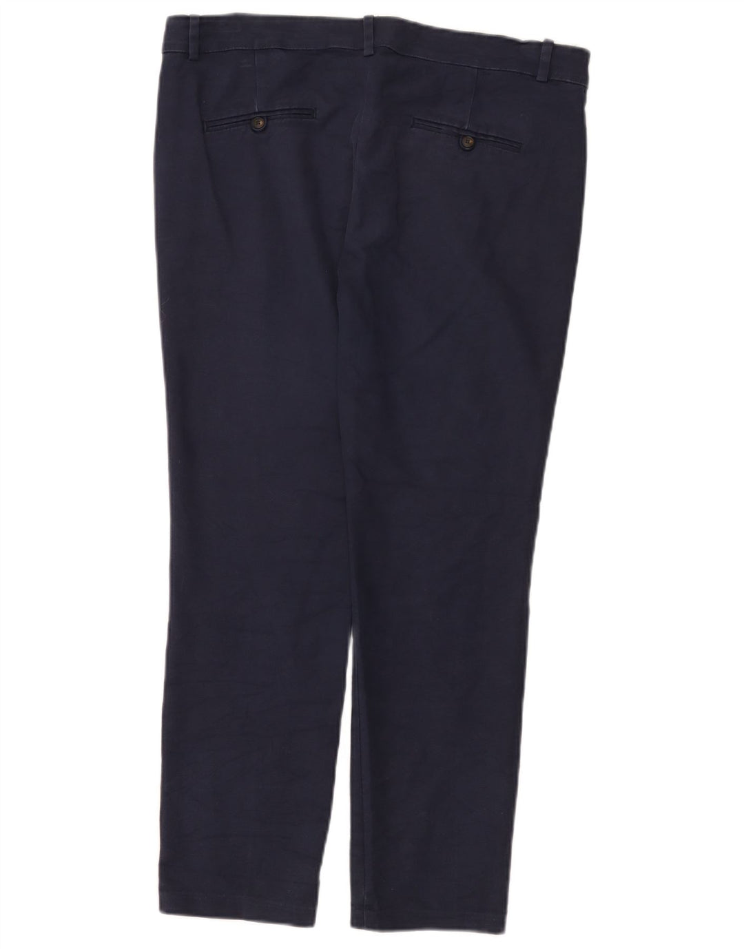 Pantaloni chino slim da donna Zara EU 40 medi W30 L26 blu navy