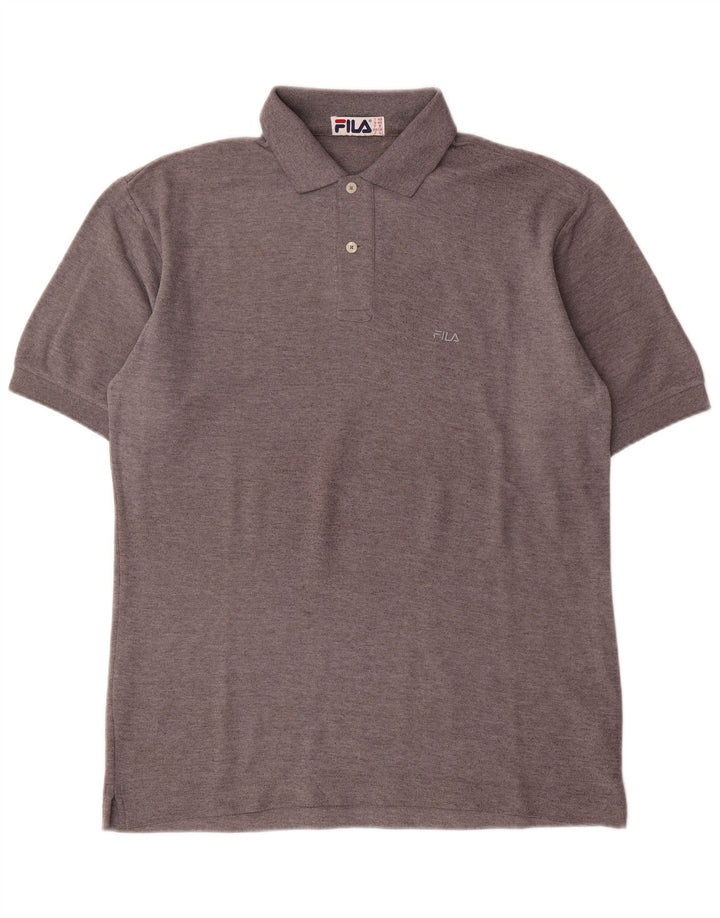 Polo Uomo Fila IT 48 Cotone Grigio Medio