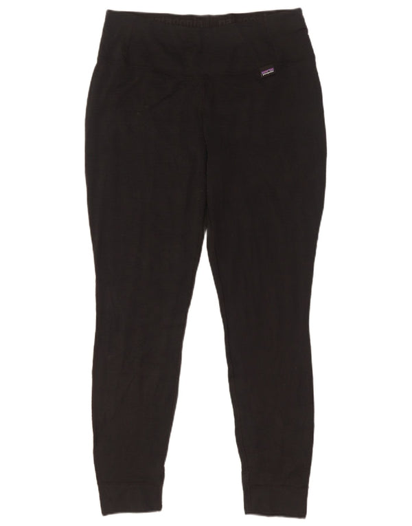 Leggings da donna Patagonia UK 12 Medium Nero Poliestere
