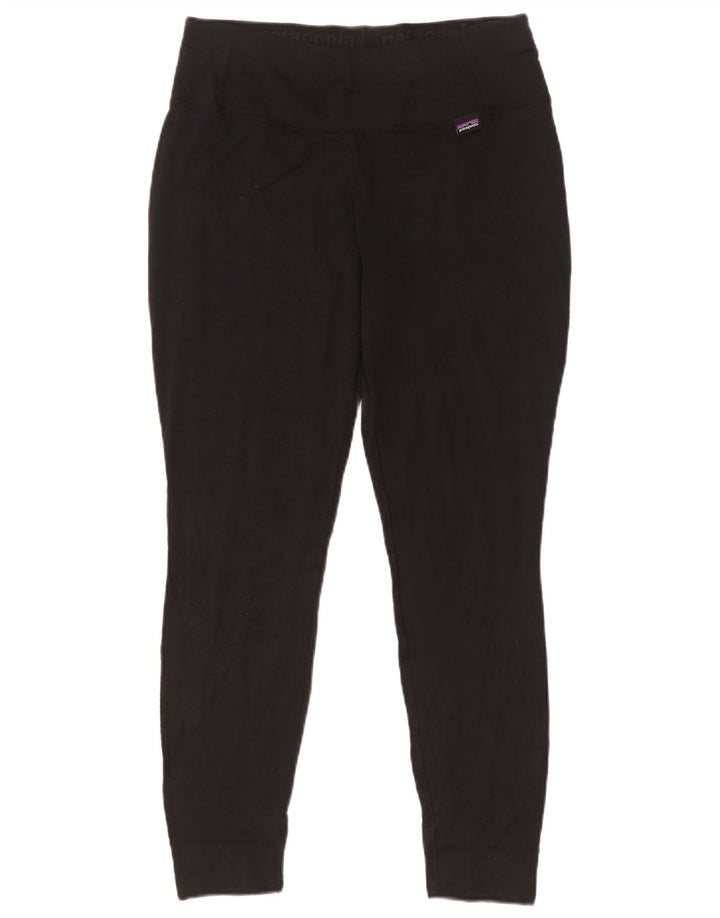 Leggings da donna Patagonia UK 12 Medium Nero Poliestere