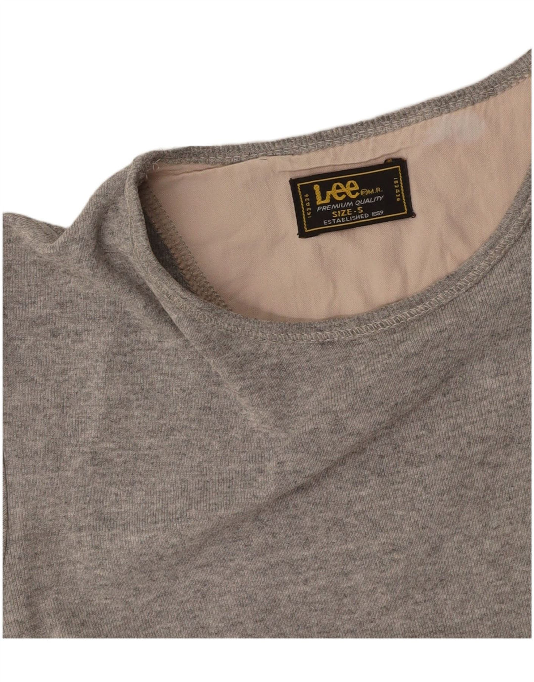 Maglietta corta da donna LEE UK 10 piccola grigia