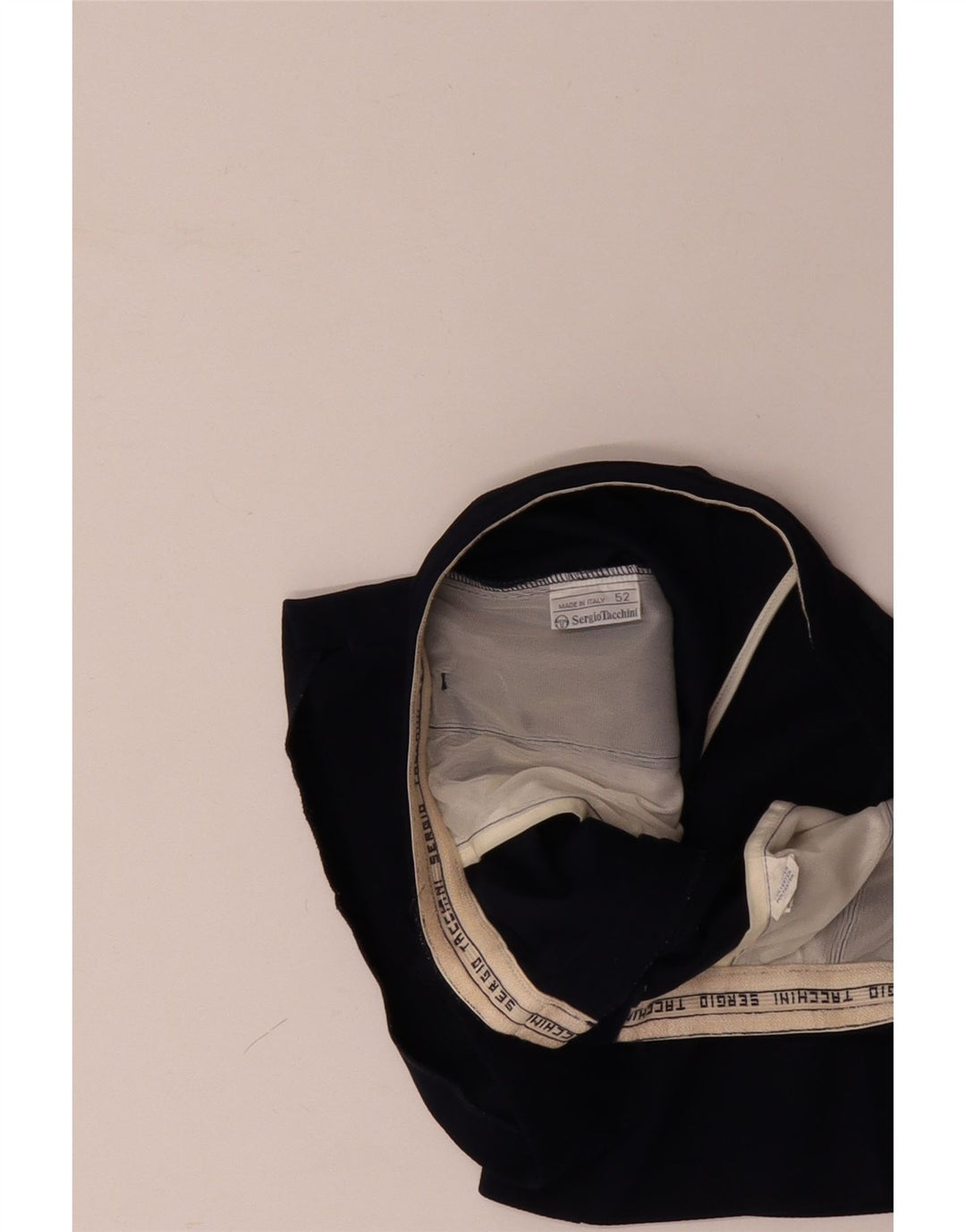 SERGIO TACCHINI Pantaloncini chino da uomo IT 52 XL W34 Poliestere blu navy