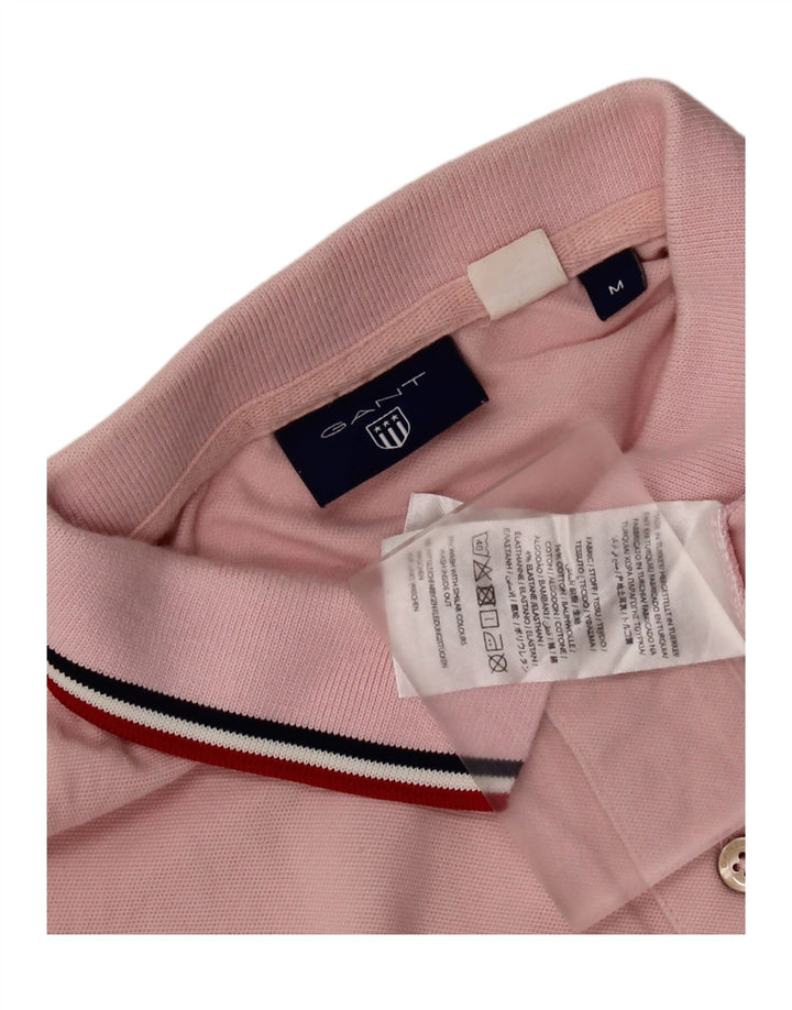 Polo da uomo GANT in cotone rosa medio