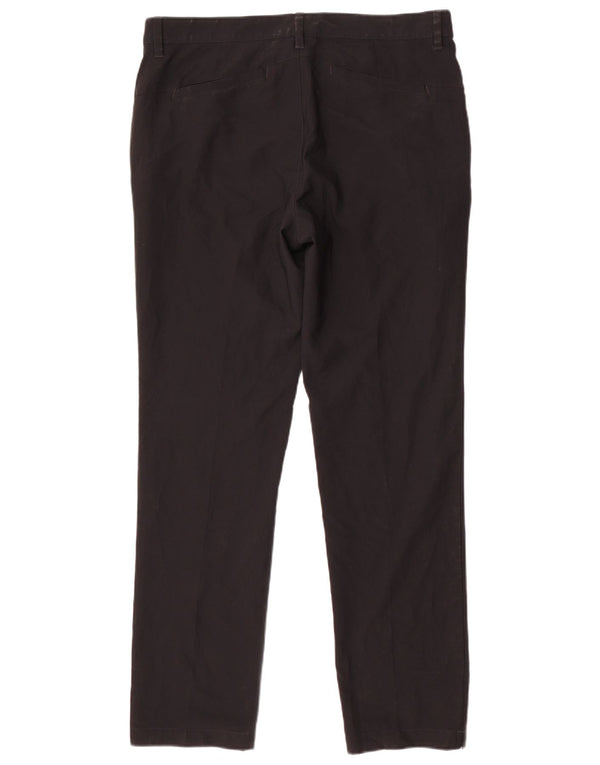Pantaloni chino slim da uomo Adidas W34 L32 poliestere nero