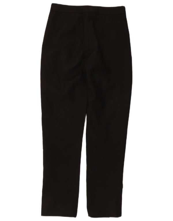Pantaloni casual slim da donna Burberry US 2 XS W23 L28 lana nera