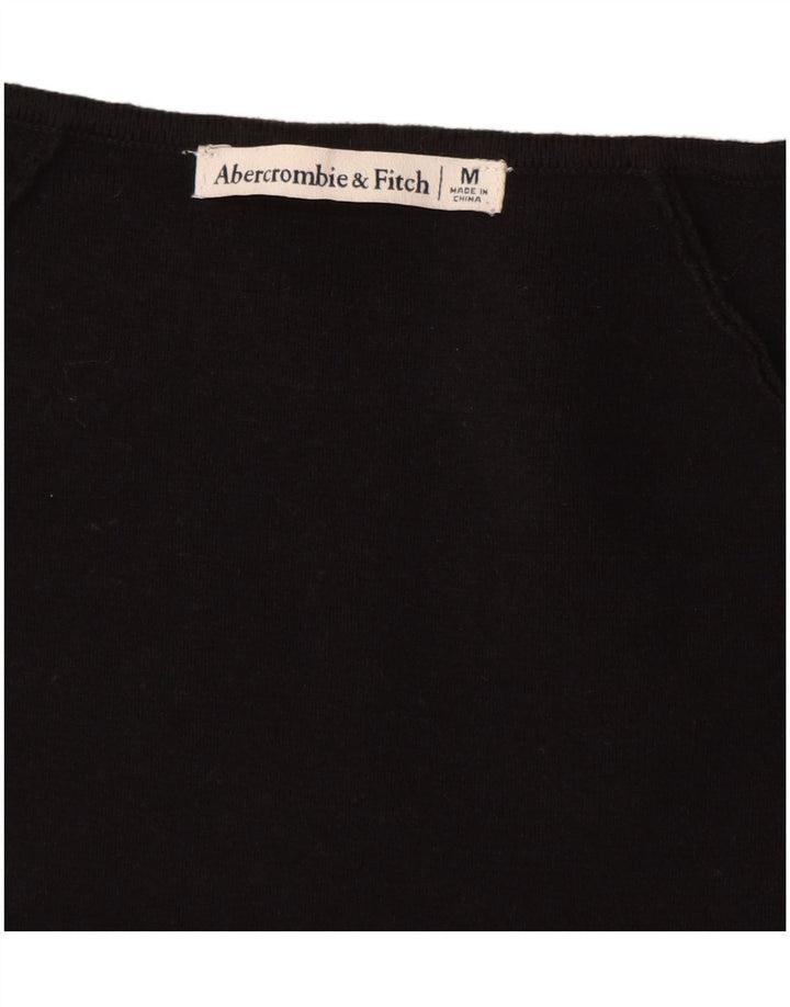 Body a maniche lunghe da donna Abercrombie & Fitch UK 12 medio nero
