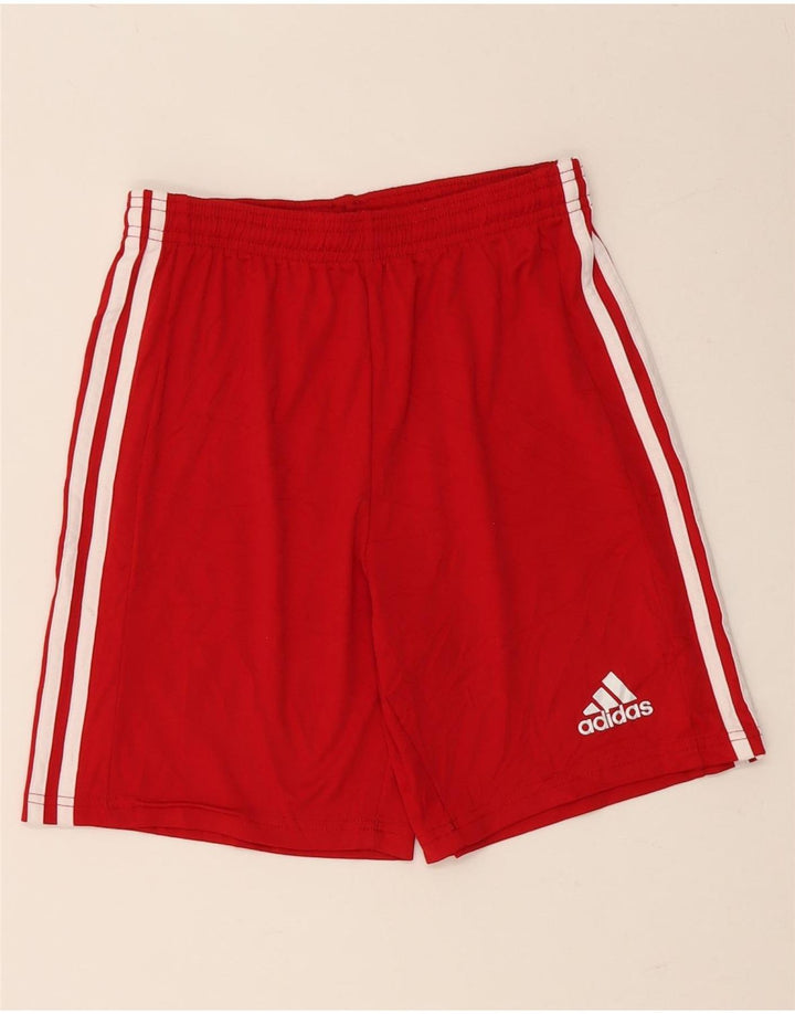 ADIDAS Boys Aeroready Sport Shorts 13-14 Years  Red Polyester