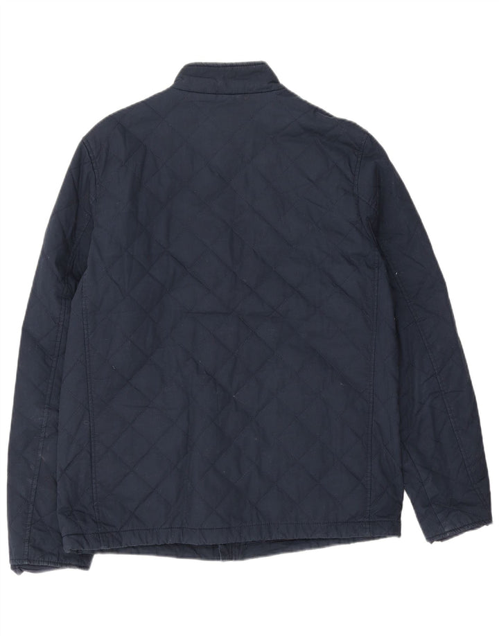 Giacca trapuntata da uomo Jack Wills UK 38 cotone medio blu navy