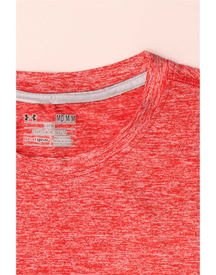 Maglietta da uomo Under Armour Top rosso medio chiazzato
