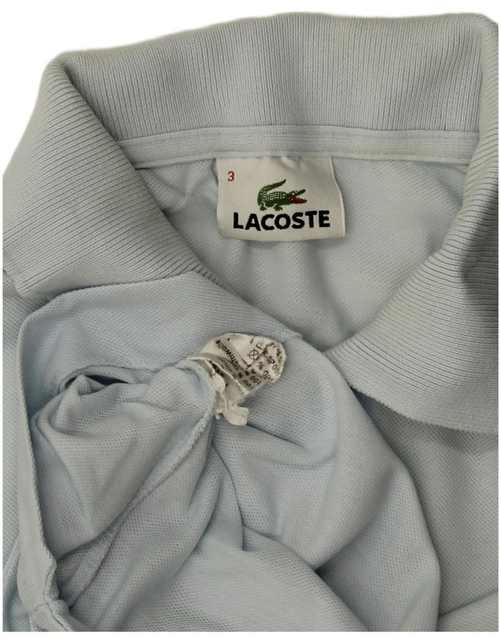 Polo da uomo LACOSTE taglia 3 piccola in cotone blu
