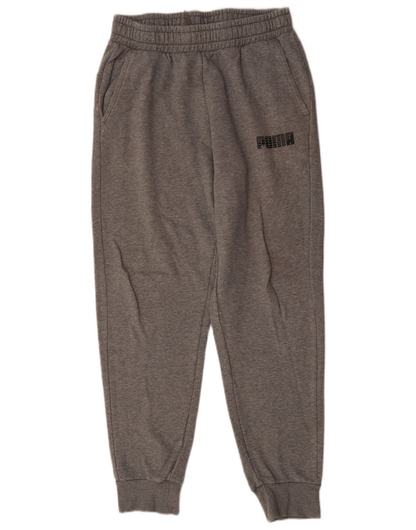 Pantaloni da tuta da uomo Puma Joggers in cotone grigio medio