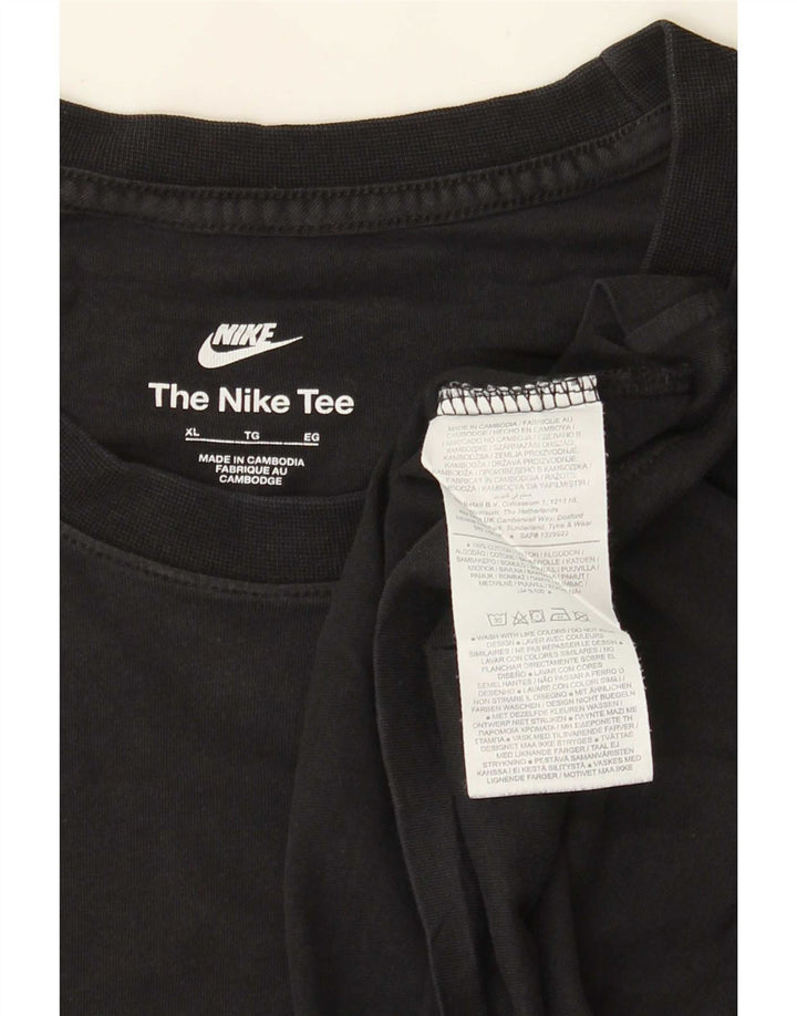 T-shirt da uomo Nike Top XL in cotone nero