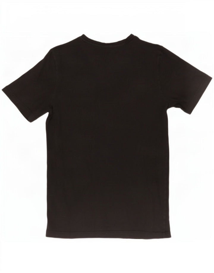 T-shirt grafica da uomo Puma Top in cotone nero medio