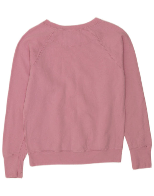 Felpa grafica da donna Champion Jumper UK 10 Small Pink Poliestere