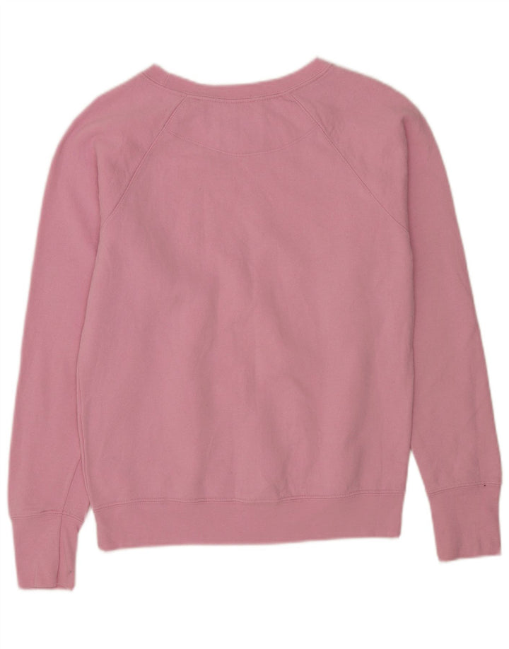 Felpa grafica da donna Champion Jumper UK 10 Small Pink Poliestere