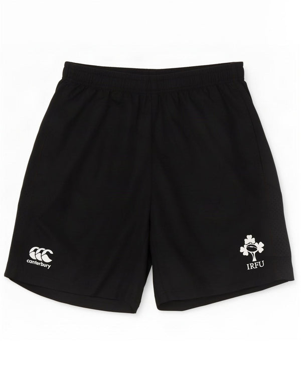 Pantaloncini sportivi grafici IRFU da uomo Canterbury poliestere nero medio