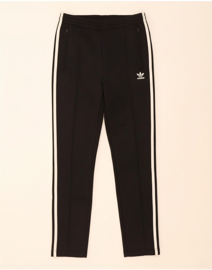 ADIDAS Womens Tracksuit Trousers UK 6 XS Black Polyester
