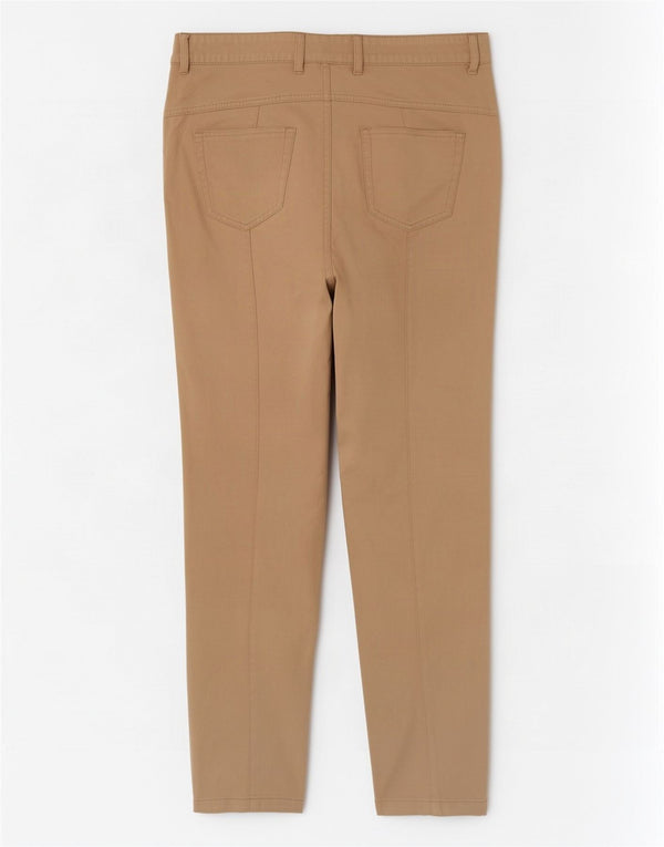 Escada Womens Straight Chino Trousers EU 40 Medium W30 L28 Beige Cotton