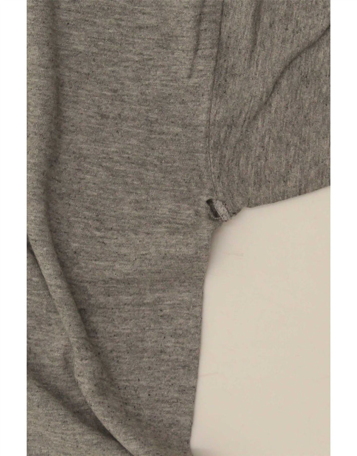 T-shirt grafica da uomo Vans Top in cotone chiazzato grigio medio