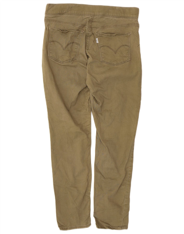 Levi's Jeans Jeggings slim affusolati da donna US 8 Medium W29 L30 Cotone kaki