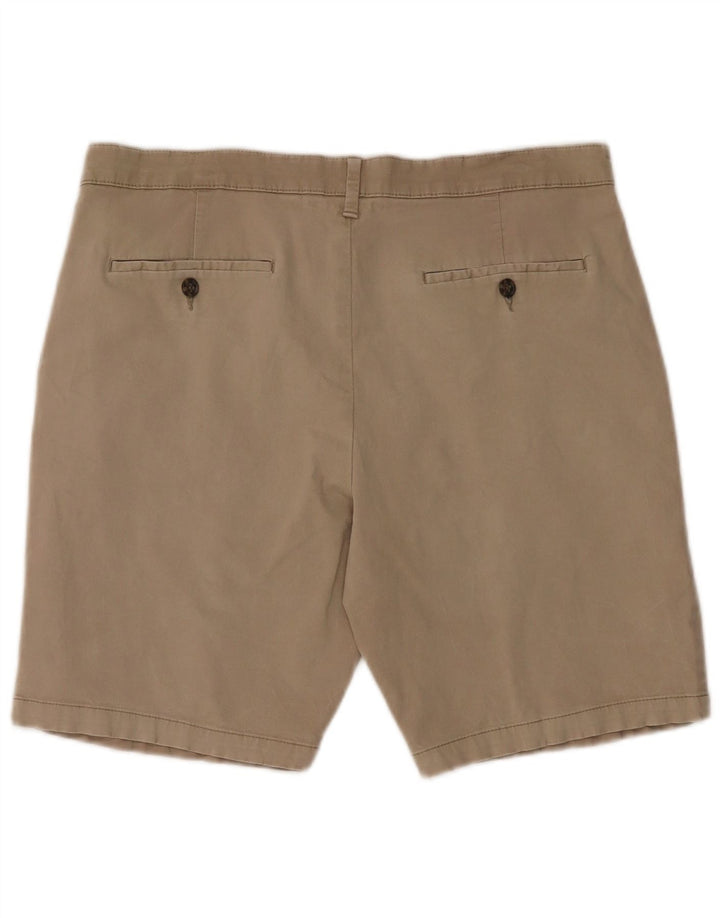 Pantaloncini chino da uomo Marks & Spencer W36 grandi in cotone beige