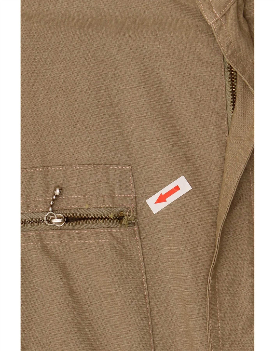 Giacca utilitaria vintage da uomo EU 48 cotone kaki medio