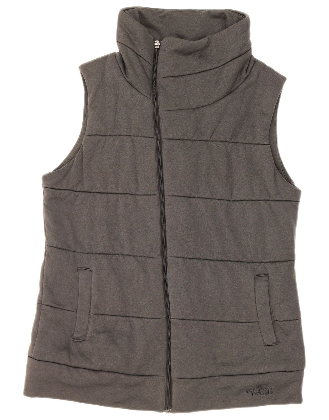 Gilet imbottito da donna The North Face UK 16 grande poliestere grigio