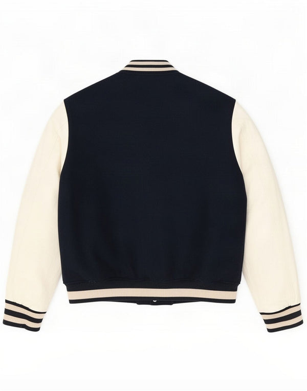 Giacca college da uomo Superdry UK 44 2XL Poliestere color block blu navy