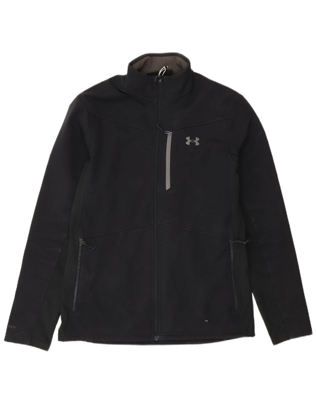 Giacca da tuta da uomo Under Armour Cold Gear, poliestere nero medio