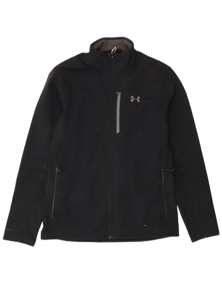 Giacca da tuta da uomo Under Armour Cold Gear, poliestere nero medio