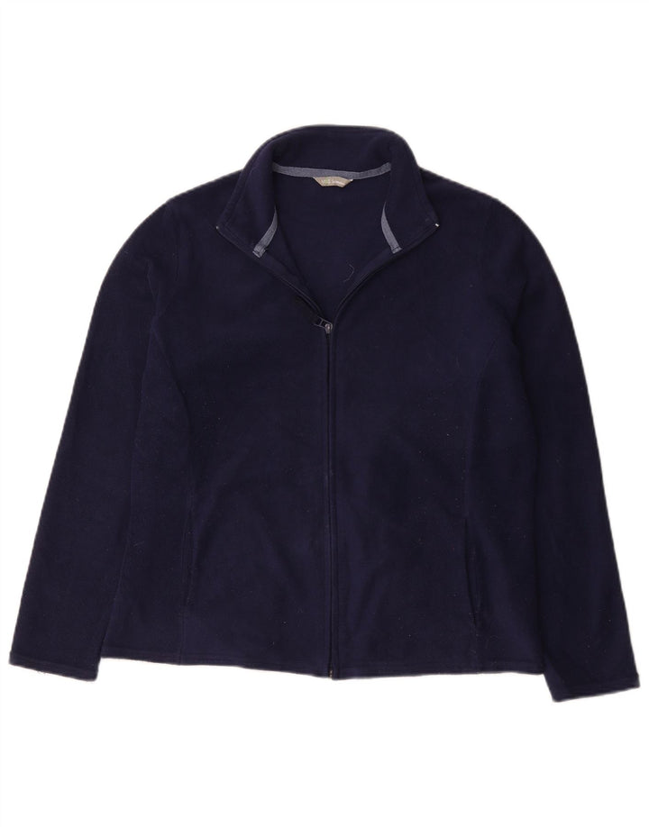 Gilet in pile da donna Marks & Spencer UK 18 XL poliestere blu navy