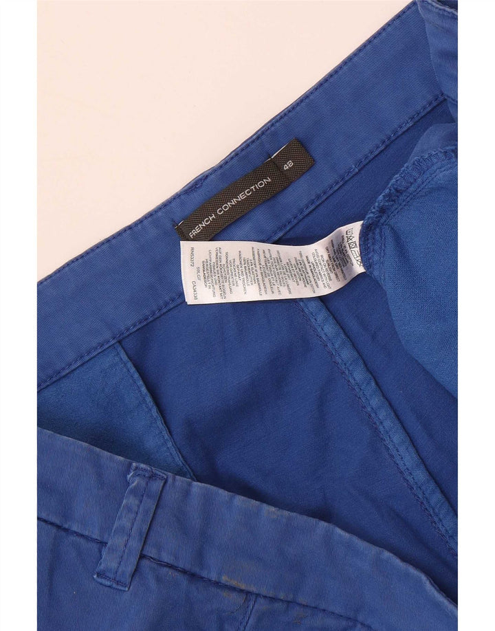 Pantaloncini chino da uomo French Connection W48 4XL cotone blu