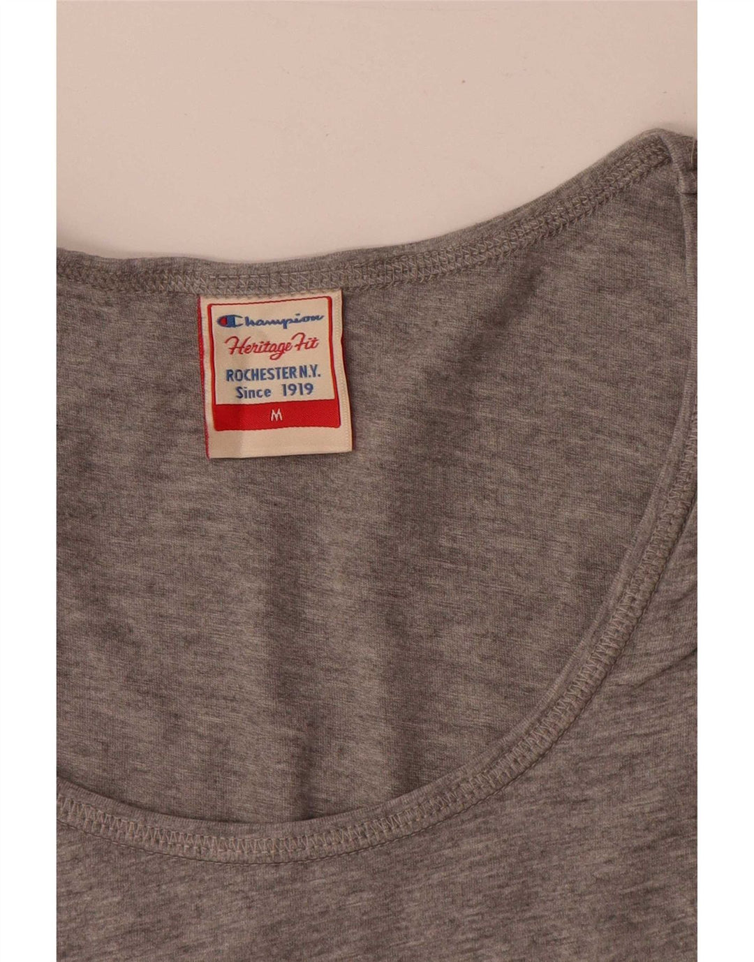 Canotta grafica Champion da donna Heritage Fit UK 12 Grigio medio chiazzato