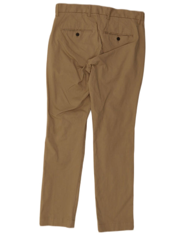 Gap Womens Slim Chino Trousers W28 L28 Beige Cotton