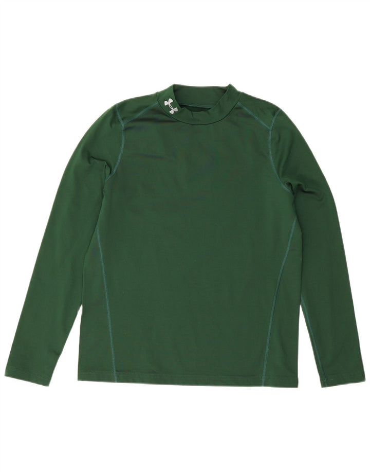 Under Armour Ragazzi Cold Gear Top manica lunga 13-14 anni XL verde poliestere