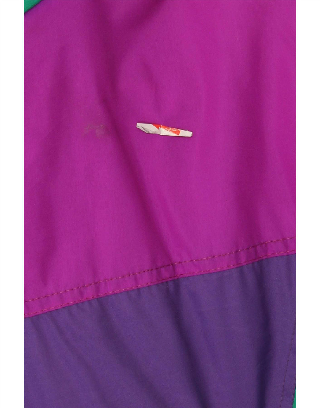 Tuta da sci vintage da donna IT 48 XL Poliammide color block multicolore